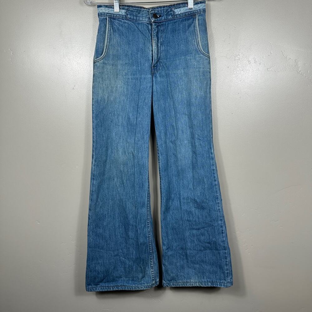 Vintage 70s Levi’s Flare Bell Bottom Women’s Demin Jeans Size 27x27
